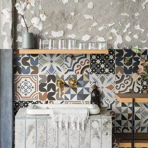 Rivestimento Mosaico Cementina Vintage 6 1402 CMV01 amb 02 min