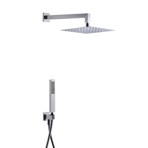 Kit Doccia Square Cromo