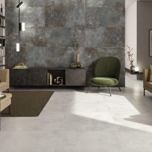Gres Porcellanato Effetto Cemento/Metallo mod. Blend