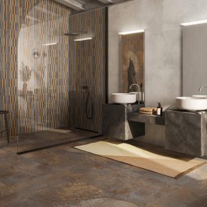 Alternative view of Gres Porcellanato Effetto Cemento/Metallo mod. Blend