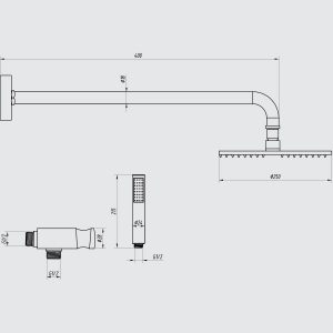 Alternative view of Kit Doccia Tondo