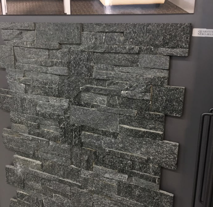Rivestimento per Esterni in pietra Quarzite Nero 2 Rivestimento per Esterni in pietra Quarzite Nero - immagine 2